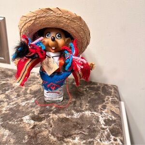 cancun mexico souvenir with  bottle of Sauza